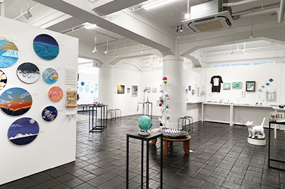 総面積133.71㎡の大型ギャラリー